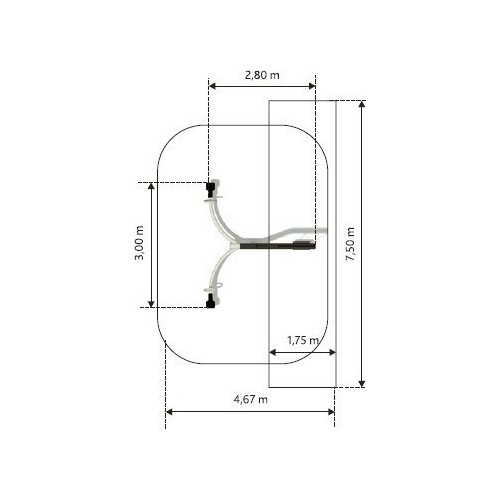 Zestaw huśtawek na plac zabaw Inter-Play Mantis