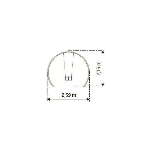 Huśtawka na plac zabaw Inter-Play Stargate 2