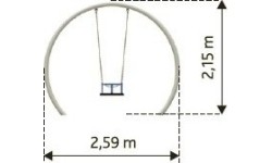 Huśtawka na plac zabaw Inter-Play Stargate 2