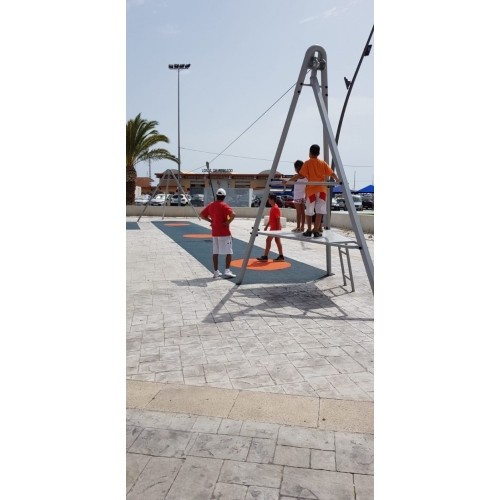 Zjazd linowy z platformą startową Inter-Play Aspen 25 m