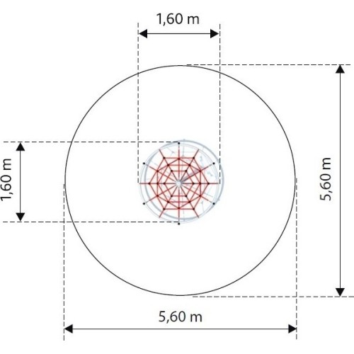 Siatka do wspinaczki na plac zabaw Inter-Play Mt. Kasprowy