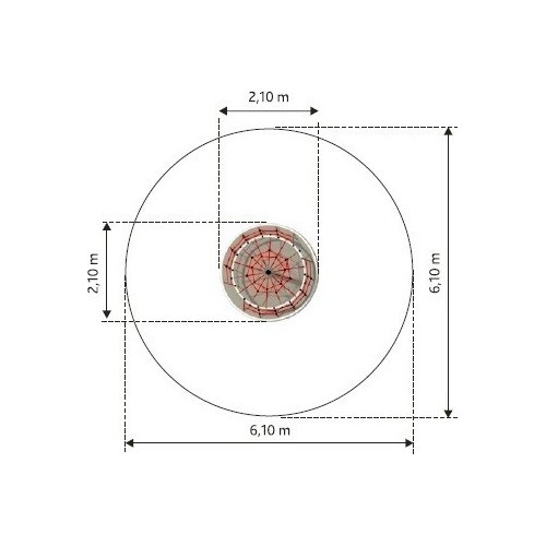 Siatka do wspinaczki na plac zabaw Inter-Play Mt. Everest