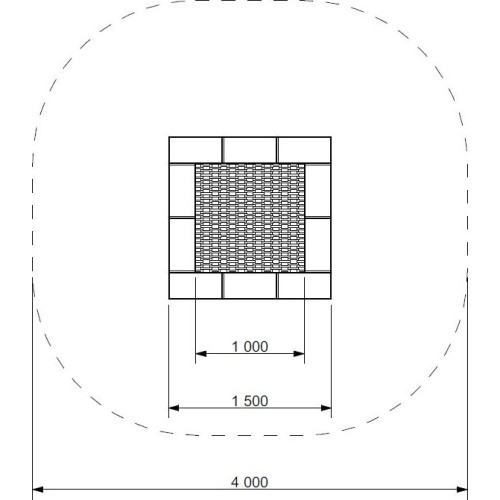 Trampolina na plac zabaw Inter-Play Pako 150