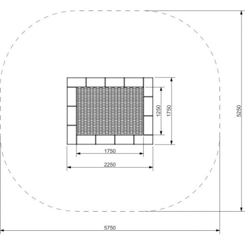 Trampolina Inter-Play Orta 175 x 225