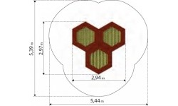 Trampolina Inter-Play Hexo 3B
