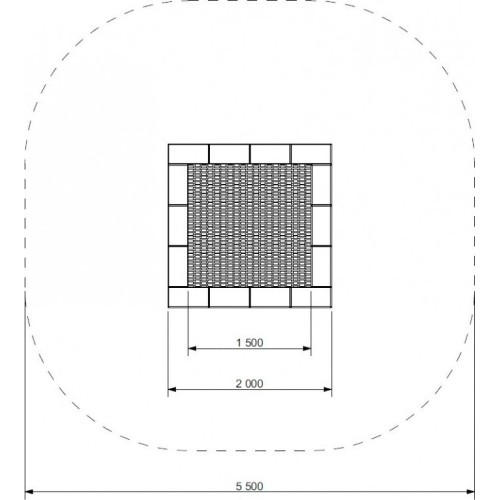 Trampolina na plac zabaw Inter-Play Pako 200 WP