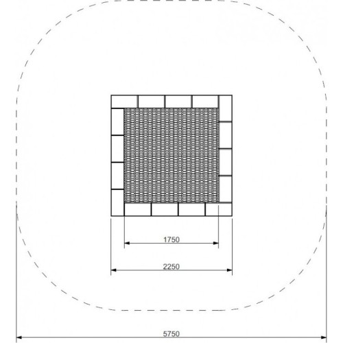 Trampolina na plac zabaw Inter-Play Pako 225 WP