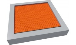 Trampolina Inter-Play Pako 250 WP, kwadratowa, ziemna