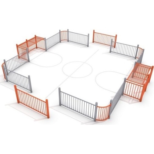 Ogrodzenie boiska do piłki nożnej Inter-Play 2 (7x7 m)