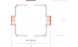 Bramka piłkarska Inter-Play 2 (7x7 m)