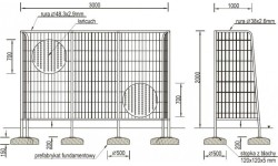 Bramka piłkarska z otworami 3x2 m Inter-Play