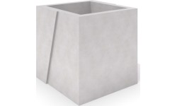 Planter - donica z białego betonu Inter-Play Deco 01