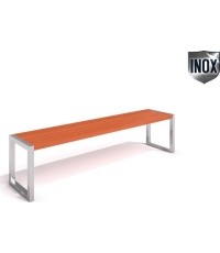 Ławka ze stali nierdzewnej Inter-Play 06