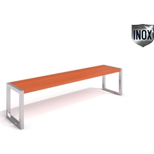 Ławka ze stali nierdzewnej Inter-Play 06