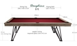 Stół bilardowy Dynamic Dauphine, 8 ft