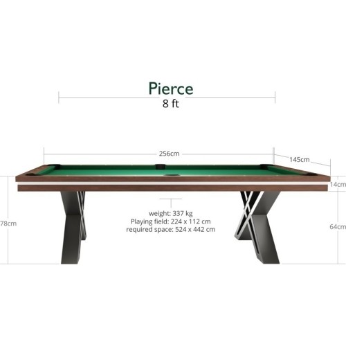 Stół bilardowy Dynamic Pierce, 8 stóp