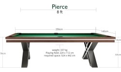 Stół bilardowy Dynamic Pierce, 8 stóp