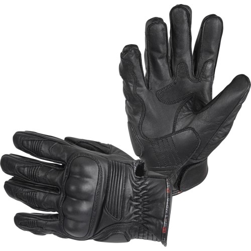 Skórzane rękawice motocyklowe B-Star McLeather  - Black