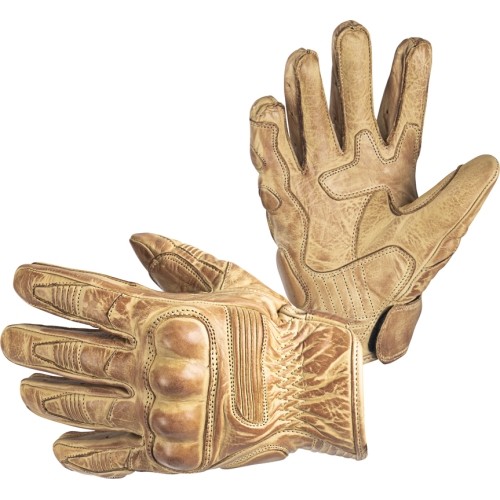 Skórzane rękawice motocyklowe B-Star McLeather  - Brązowy