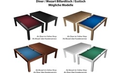 Stół bilardowy Dynamic Mozart - mahoń, 7 stóp