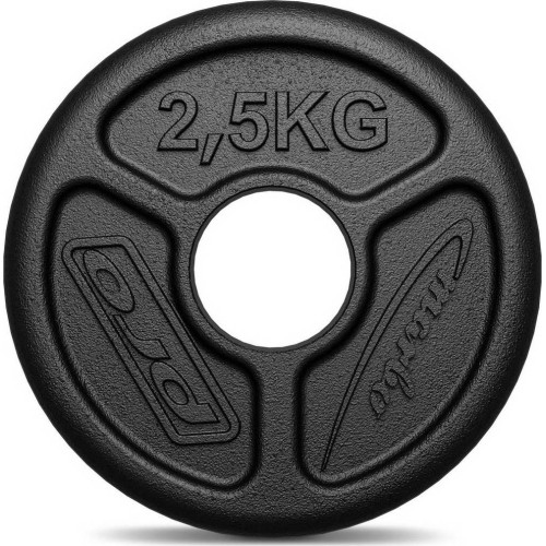 Olimpijski żeliwny talerz obciążeniowy Marbo MW-O2I5-OLI, 2,5 kg, 51 mm