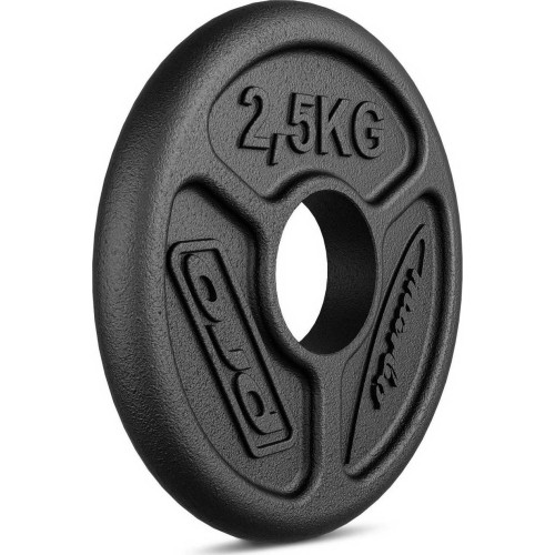 Olimpijski żeliwny talerz obciążeniowy Marbo MW-O2I5-OLI, 2,5 kg, 51 mm