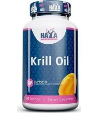 Haya Labs Krill oil (Krilių aliejus) 60 kaps.