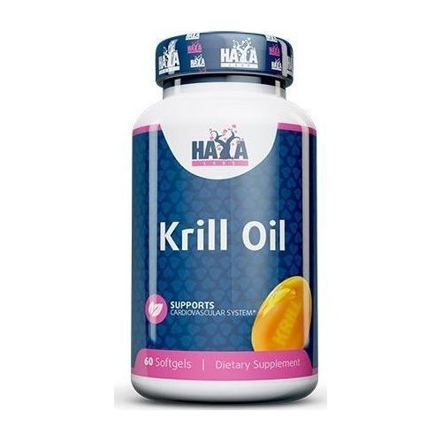 Haya Labs Krill oil (Krilių aliejus) 60 kaps.