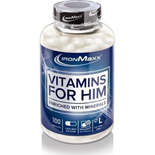 IronMaxx Vitamins For Him 100 kaps.