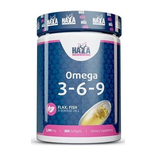 Haya Labs Omega 3-6-9 200 kaps. (olej rybny)