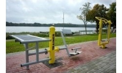 Zewnętrzna ławka i trenażer do prostowania pleców D10+SLN2+D14