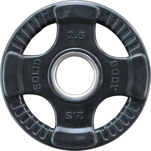 Body-Solid gumowane talerze olimpijskie 4 uchwyty ORTK 2,5 kg