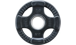 Body-Solid gumowane talerze olimpijskie 4 uchwyty ORTK 2,5 kg
