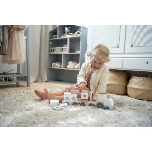 Train with Blocks JaBaDaBaDo Silver Line