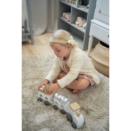 Train with Blocks JaBaDaBaDo Silver Line