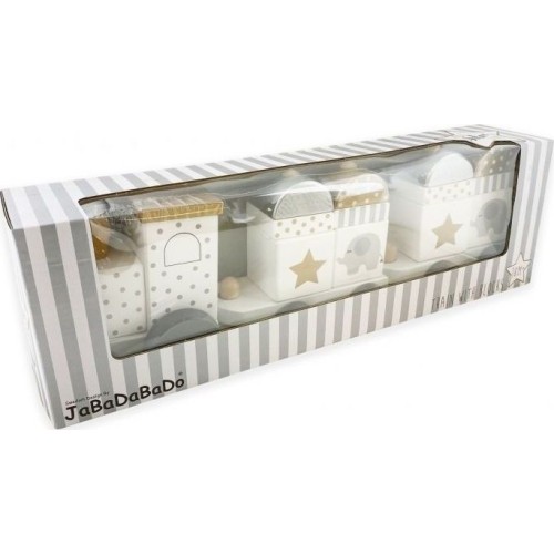 Train with Blocks JaBaDaBaDo Silver Line