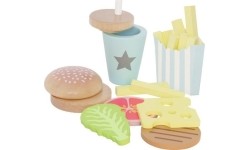 Drewniany zestaw burgera JaBaDaBaDo Burger Meal