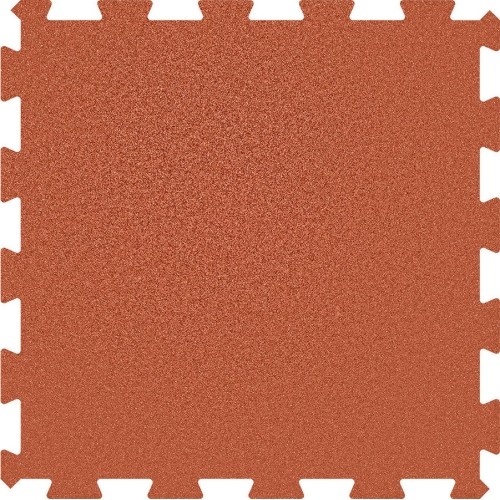 Gumowe płytki z bazą Premium - Puzzle, Czerwone