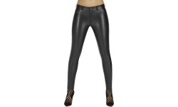 Legginsy damskie Bas Bleu Leila Black - Black