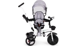 Rowerek Wózek trójkołowy dla małych dzieci z obracanym siedzeniem 360° Eco Toys - niebieski