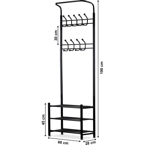 Wieszak na ubrania +szafka regał półka na buty ModernHome