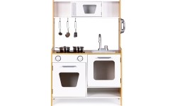 ECOTOYS Drewniana kuchnia z efektami dźwiękowymi