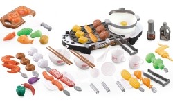 Mini Grill z akcesoriami kuchennymi dla dzieci EcoToys 