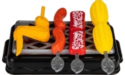 Mini Grill z akcesoriami kuchennymi dla dzieci EcoToys 