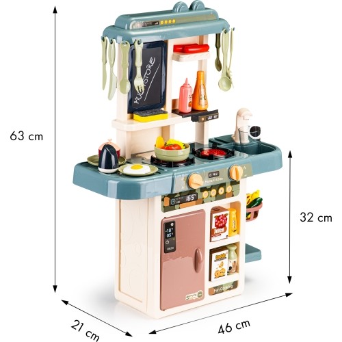 Kuchenka dla dzieci z efektami dźwiękowymi, LED, generator wody i pary EcoToys