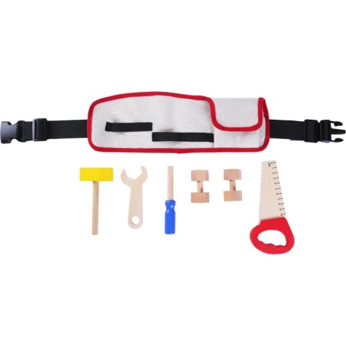 Narzędzia drewniane z paskiem Ecotoys DIY