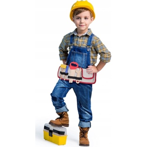 Narzędzia drewniane z paskiem Ecotoys DIY
