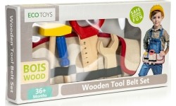 Narzędzia drewniane z paskiem Ecotoys DIY