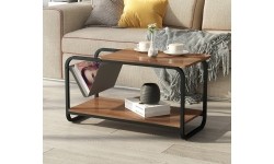 Stolik kawowy loft nowoczesny 2 poziomy ModernHome