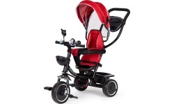 Rowerek Wózek trójkołowy dla małych dzieci z obracanym siedzeniem Eco Toys - czerwony